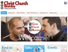 Tablet Screenshot of christchurchbromley.org